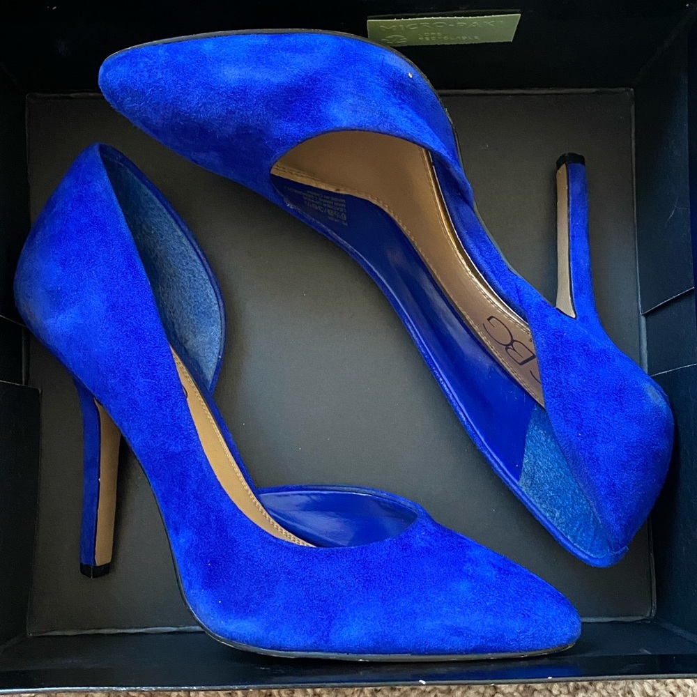 Velvet heels